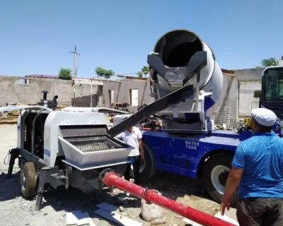 aimix-self-loading-concrete-mixer-truck-with-trailer-pump