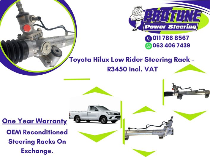 Toyota Hilux Low Rider – OEM Reconditioned Steering Racks