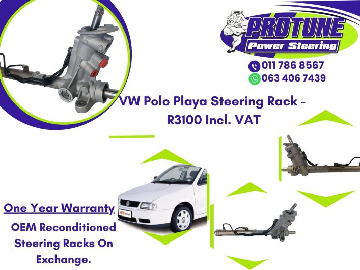 VW Polo Playa – OEM Reconditioned Steering Racks