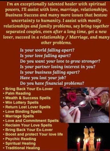 Love Spells – Spell Casting Call +27 74 116 2667