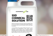 Ssd chemical solution for cleaning defaced currency