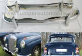 Mercedes Ponton 6 cylinder W180 220S Coupe Cabriolet bumpers (1954-1960)