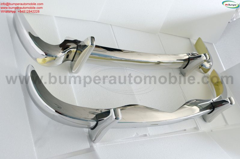 Mercedes Ponton 6 cylinder W180 220S Coupe Cabriolet bumpers (1954-1960)