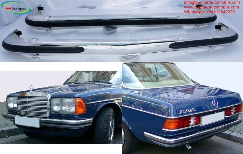 Mercedes W123 coupe bumpers (1976–1985)