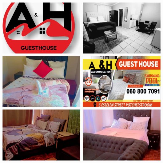 Chilled A&H Guesthouse in Potchefstroom Die Bult 0608007091 Lodge B&B Accommodation frm R150-R200 Day rest & R300-R400 a Night