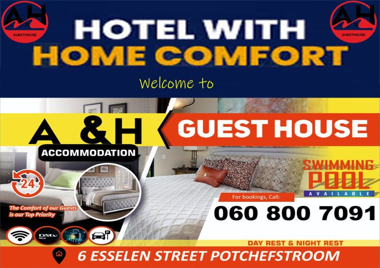 Most Comfortable A&H Guesthouse Potchefstroom Die Bult 0608007091 Lodge- B&B Accommodation in Northwest