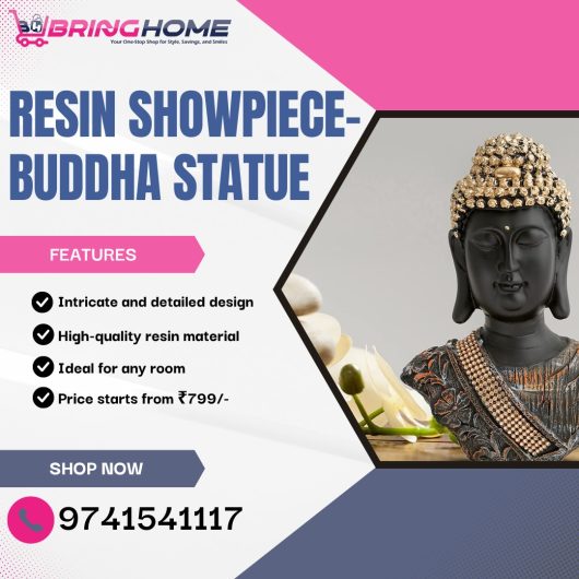 RESIN SHOWPIECE BUDDHA STATUE