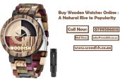 Eco-Friendly Wooden Watches: Sustainable and environmentally friendly.