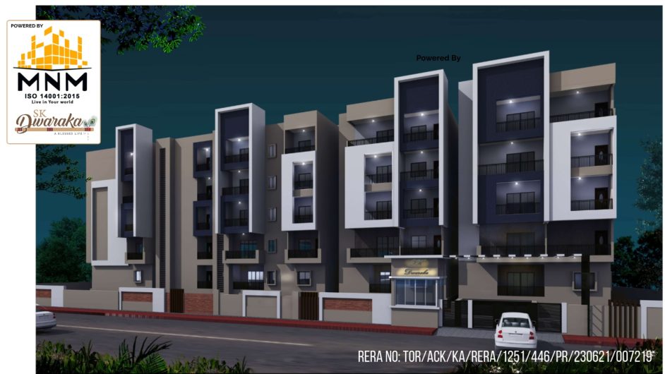 949 Sq.Ft Flat with 2BHK For Sale in Hormavu Agara Village, KR Puram Hobli