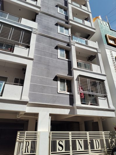 1220 Sq.Ft Flat with 3BHK For Sale in Banjara Layout Bangalore