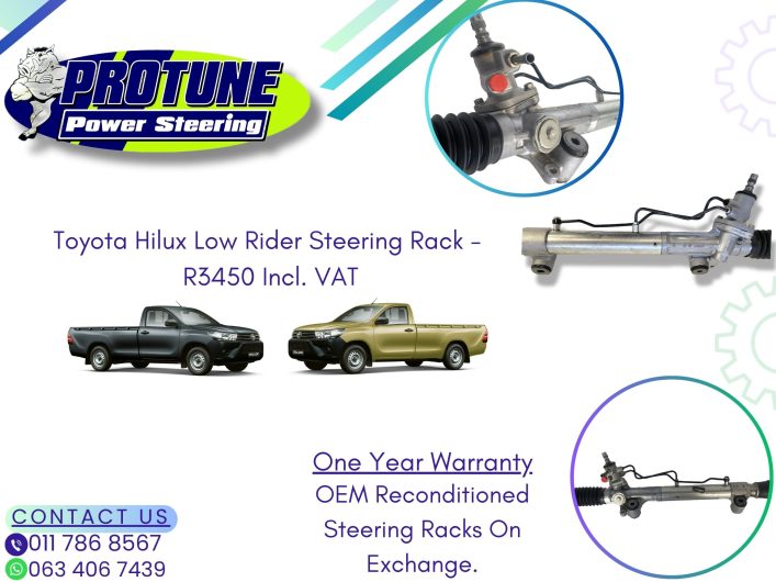 Toyota Hilux Low Rider – OEM Reconditioned Steering Racks