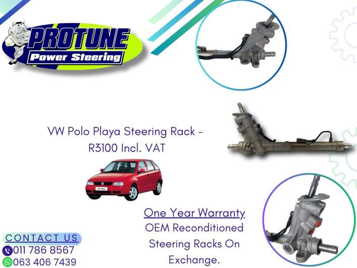 VW Polo Playa – OEM Reconditioned Steering Racks