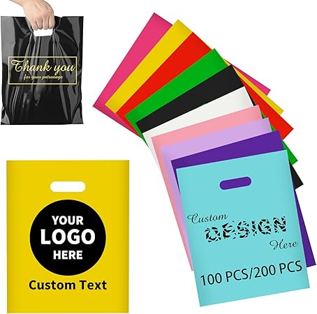 Eco-Friendly & Eye-Catching: Custom Printed Plastic Bags for Your Brand!