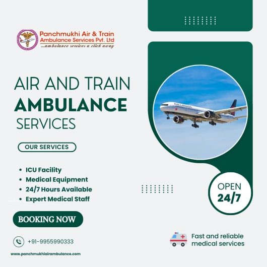 Shift Your Medical Patient Easily with Panchmukhi Air and Train Ambulance Services in Indore