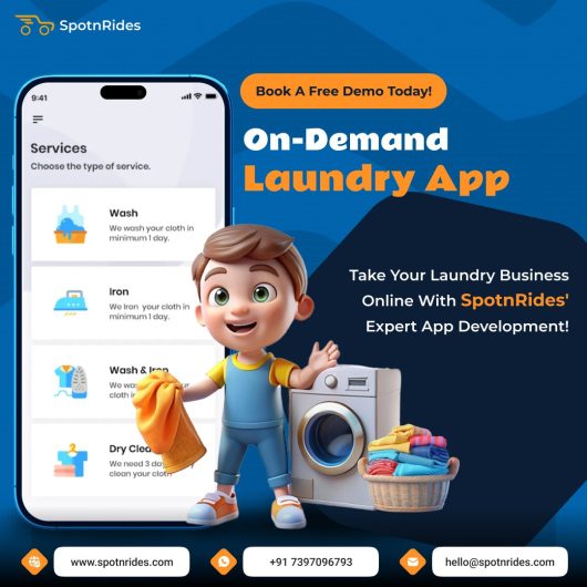SpotnRides – Uber for Laundry: Get Your Laundry Picked Up & Delivered Fast!