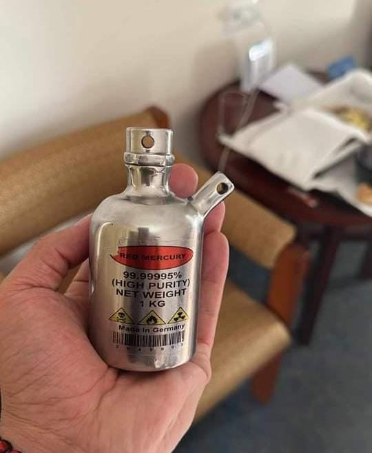 Comment avoir le mercure rouge,MERCURE ROUGE,MERCURE ROUGE LIQUIDE,