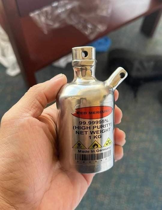 Comment avoir le mercure rouge,MERCURE ROUGE,MERCURE ROUGE LIQUIDE,